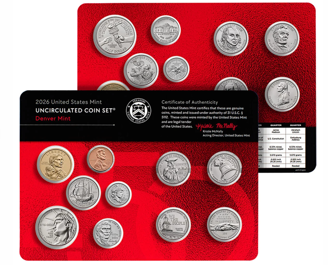 Uncirculated Coin Set 2026